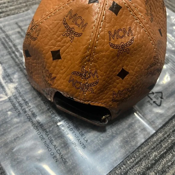 MCM Tan Monogram Baseball Cap - Picture 4 of 6